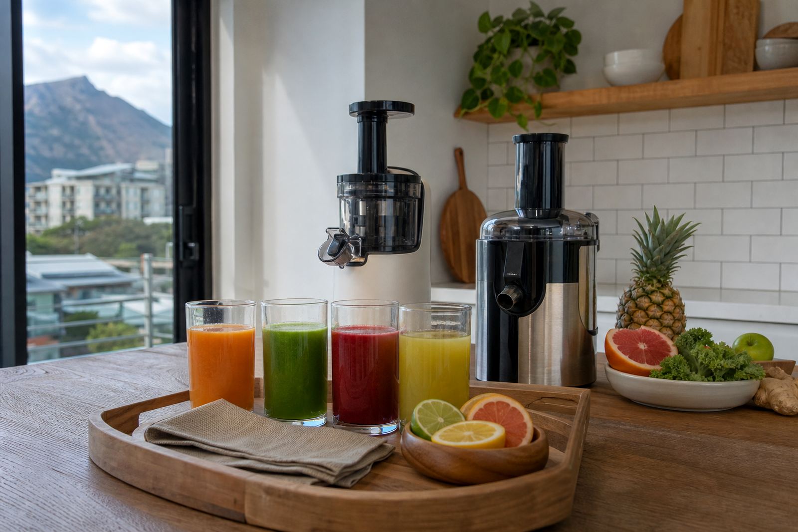 Serving Tray Setup